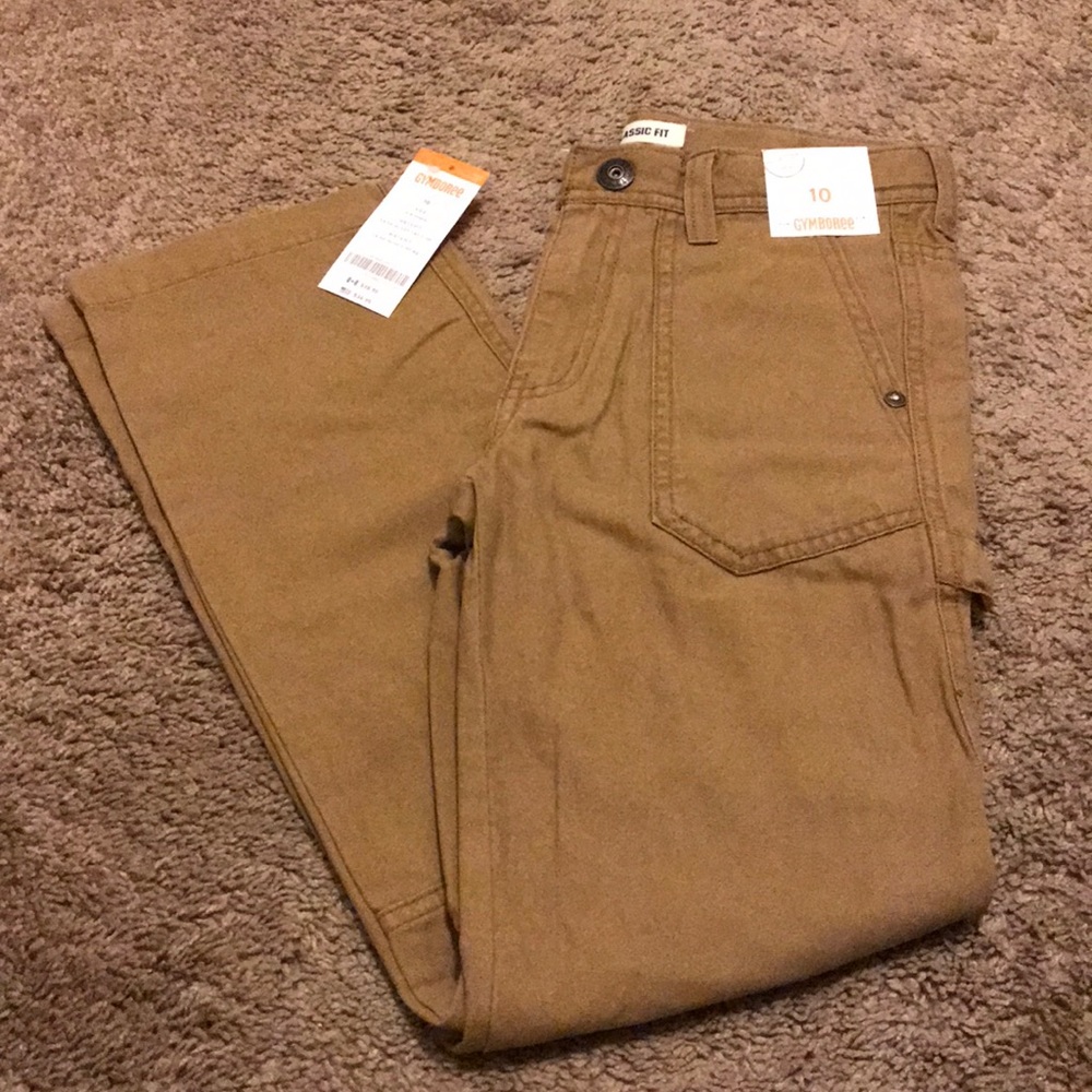 NWT Boys Gymboree Khaki Utility Pants